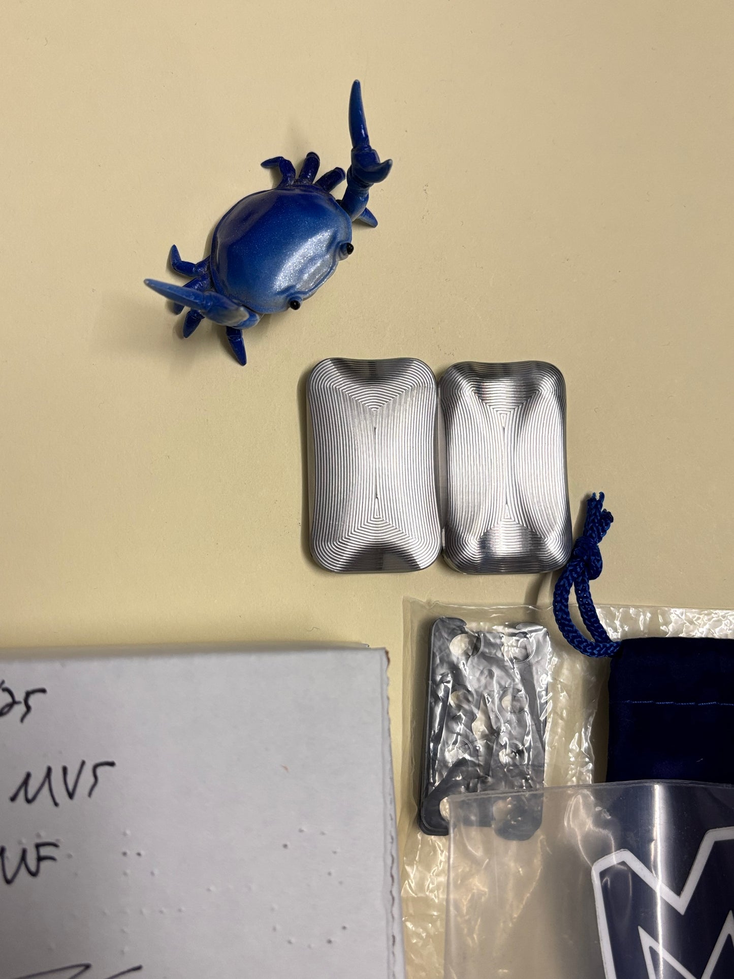 Moduswork Rapt MVS asymmetrical - ss - with inserts - slider - fidget toy