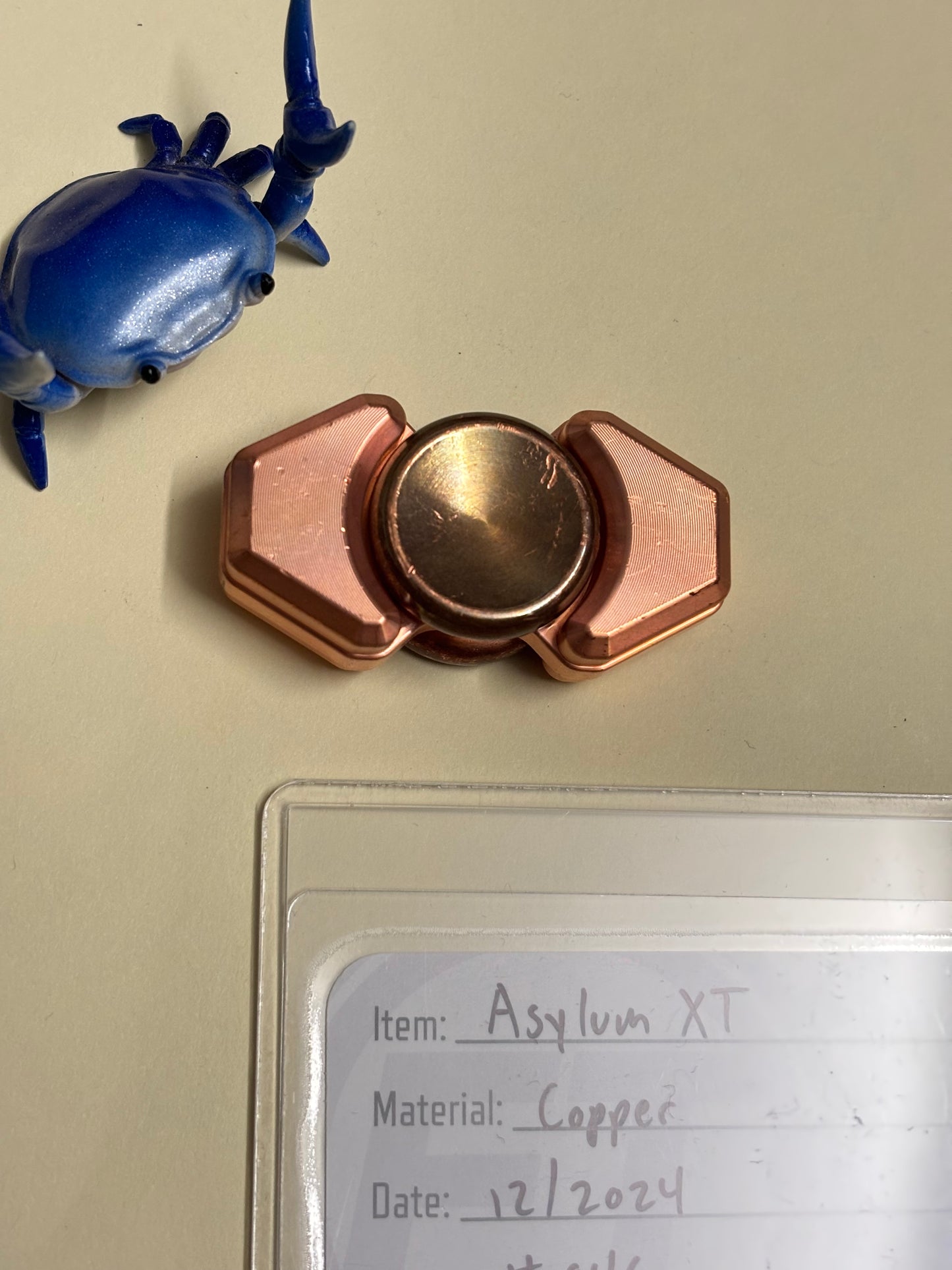 FTO asylum XT copper - fidget spinner - fidget toy