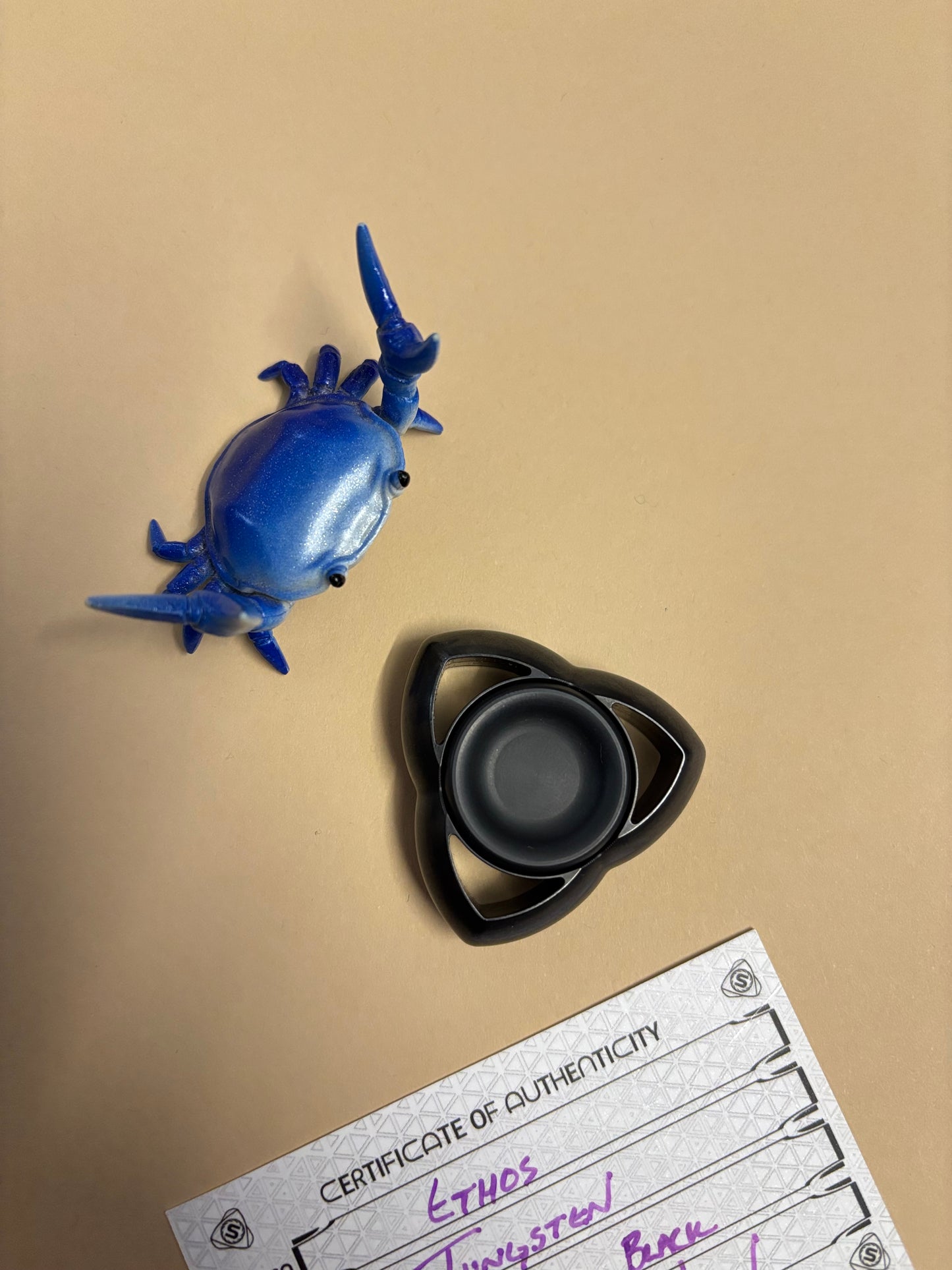 Sacred spin - ethos - tungsten (w) - fidget spinner - fidget toy