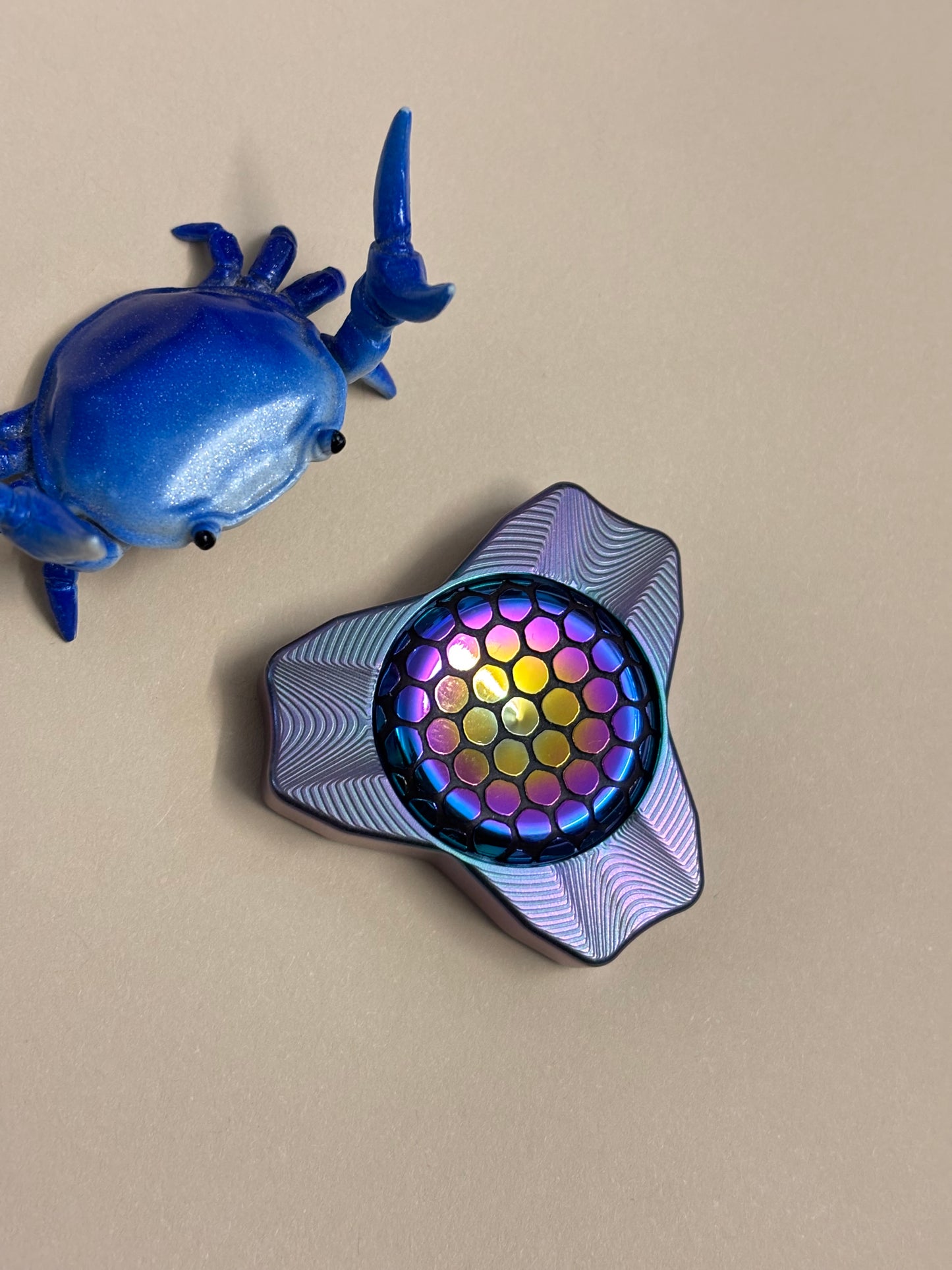 KAP - mothership tungsten with SC button fidget spinner - fidget toy