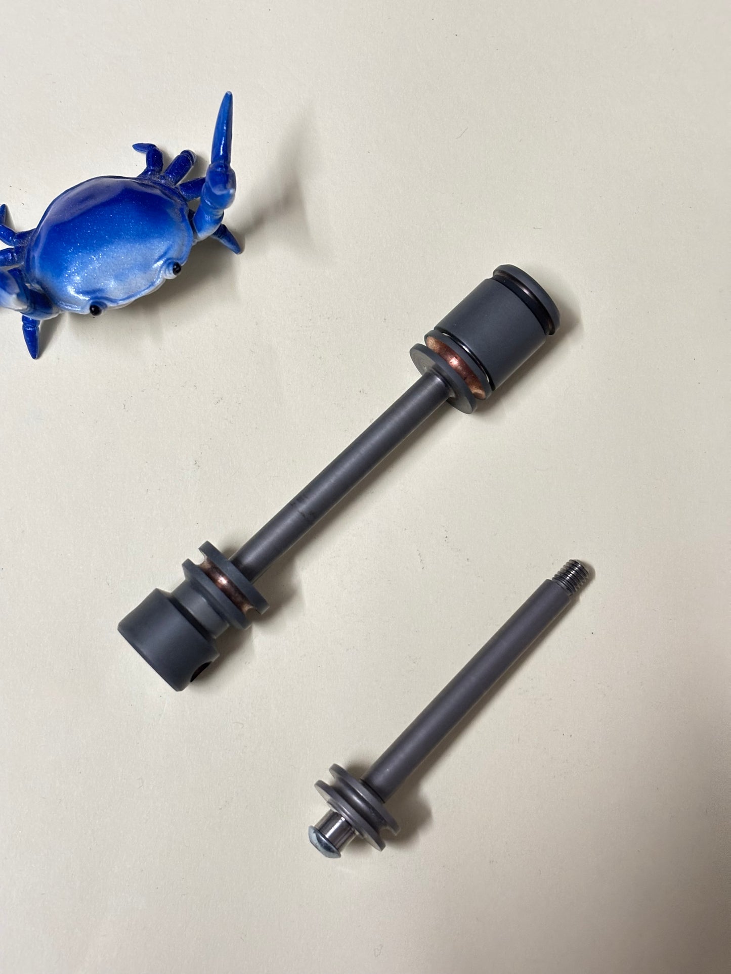 SF Metal Alchemy Spin totem - WCu spin stick - fidget toy