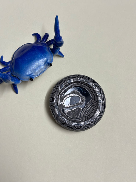 Njthandpower NJT - Ulte - zircuti graphite - haptic coin - fidget toy