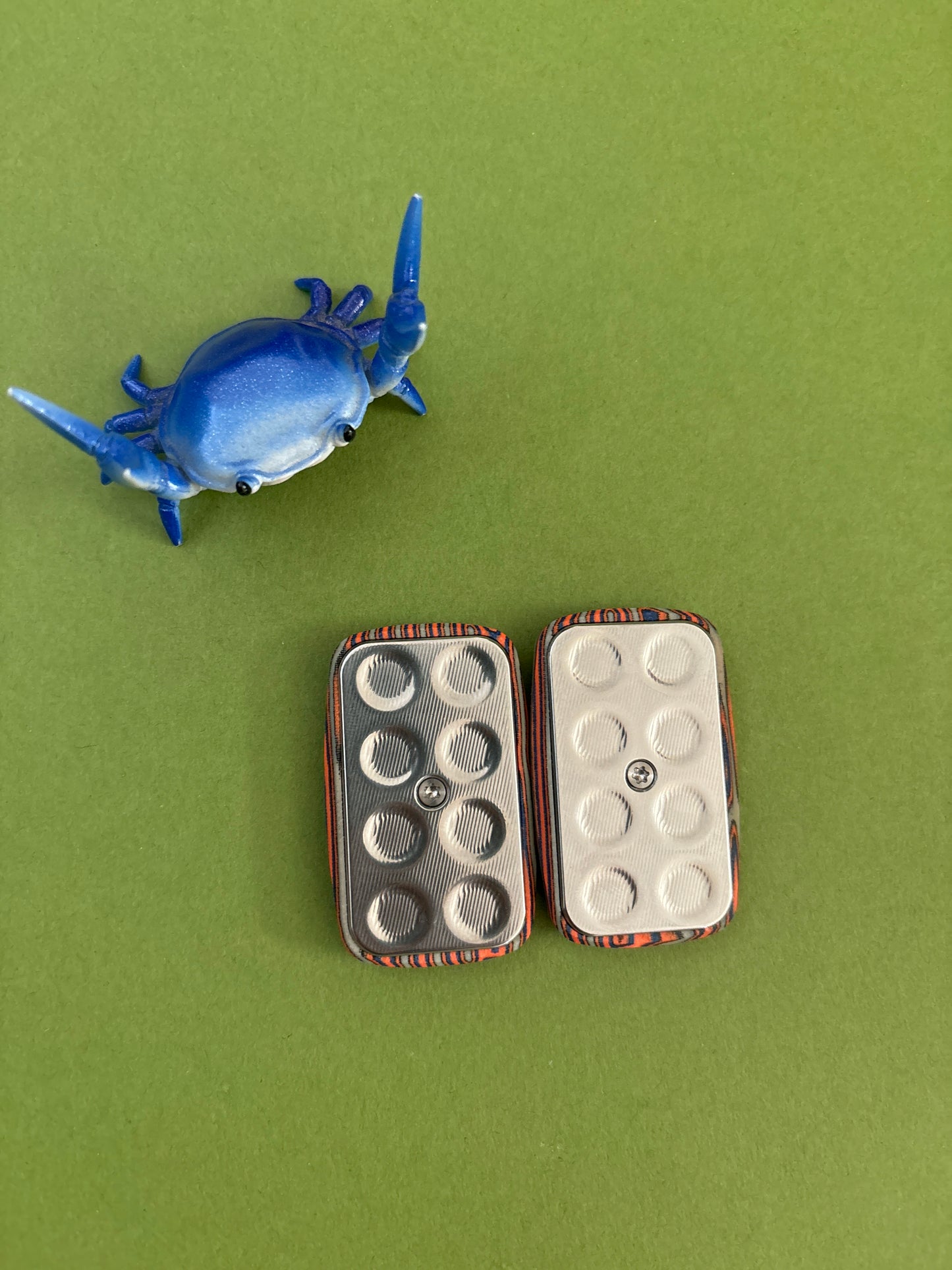 Magnus crazy fiber-  arc mini frag slider - with SS plate - fidget toy