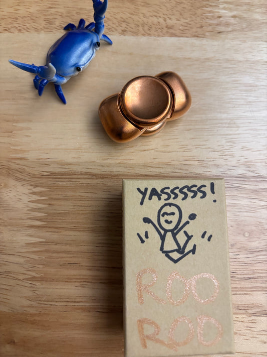 LIC EDC - Roo Roo - copper - fidget spinner  - fidget toy