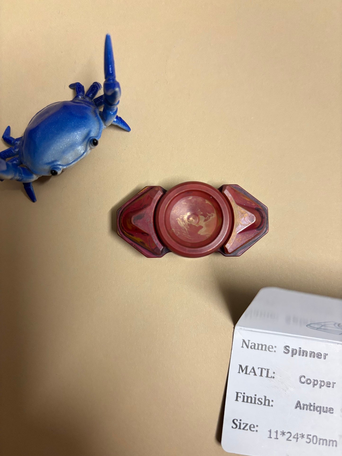Njthandpower - Vader spinner - antique copper - fidget toy