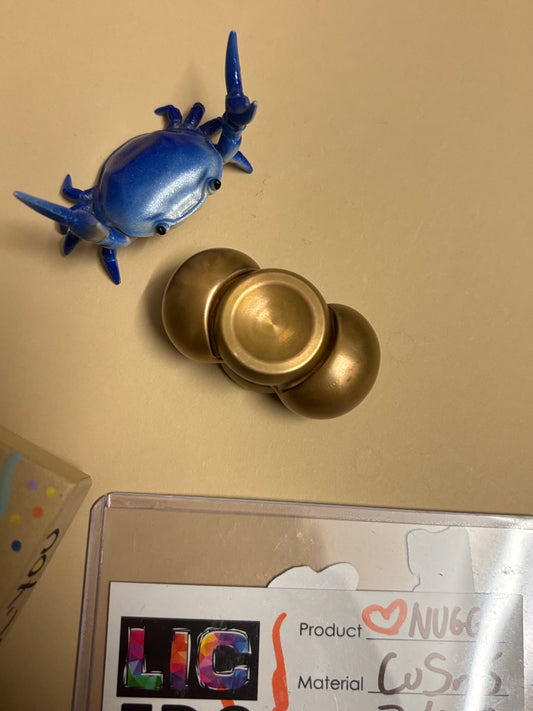 LIC - love nugget - bronze - fidget spinner  - fidget toy