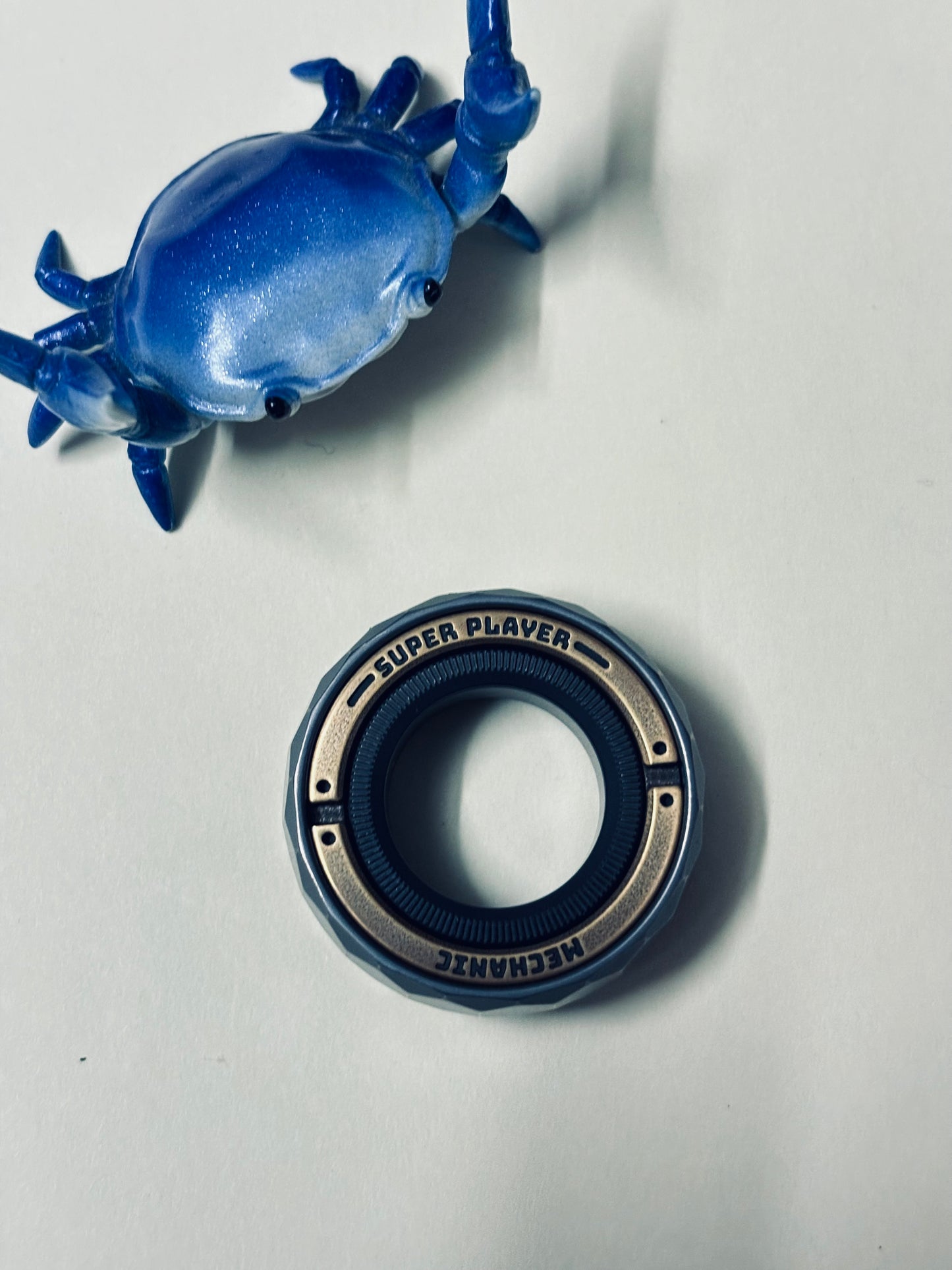 Lautie mechanic ring spinner A - WCu/Br/Zirc - fidget toy