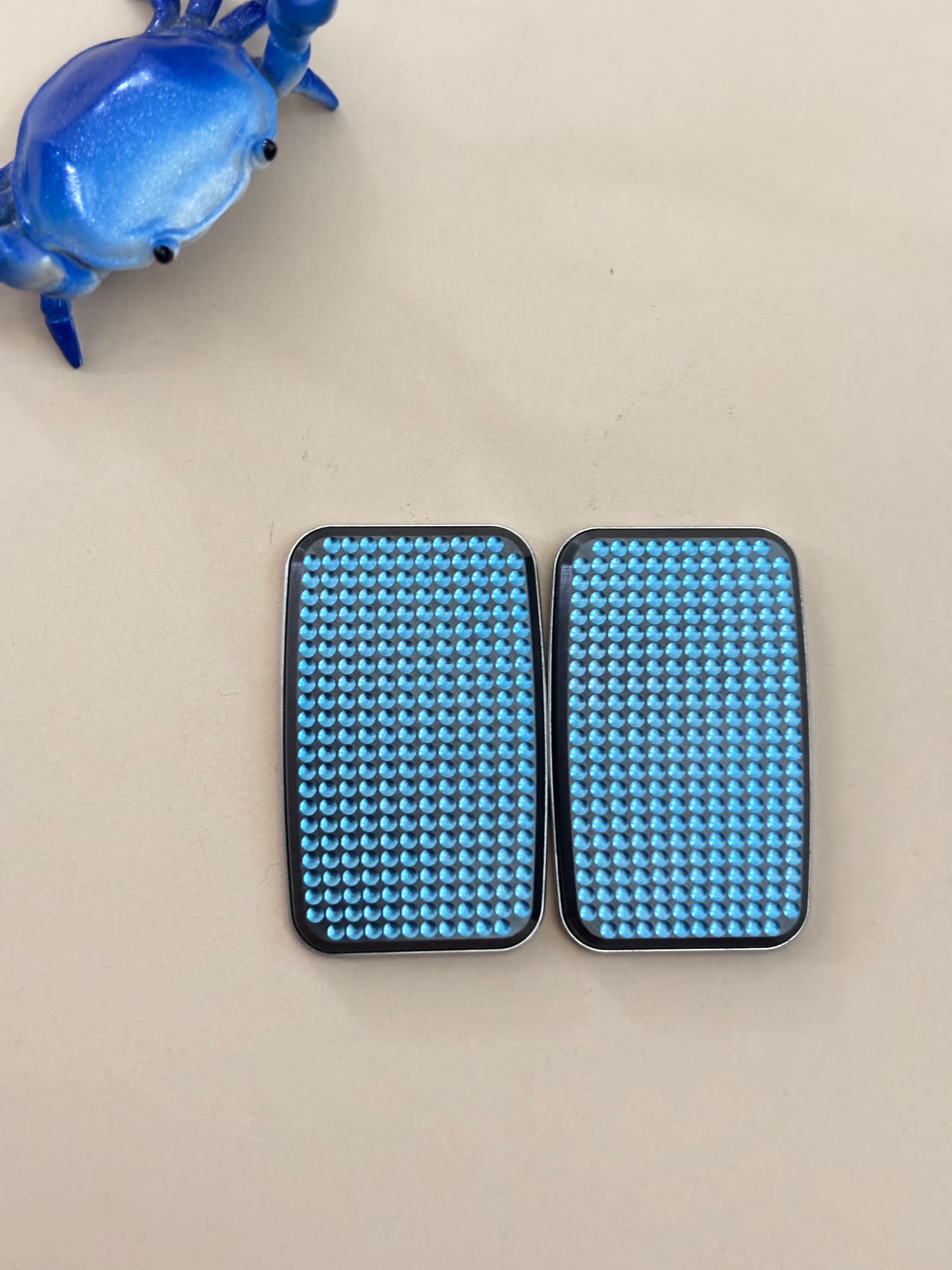 Fidget Widget Rectangular Dots Magnus maglab plain jane dots - zirc with SS plate - fidget toy ...