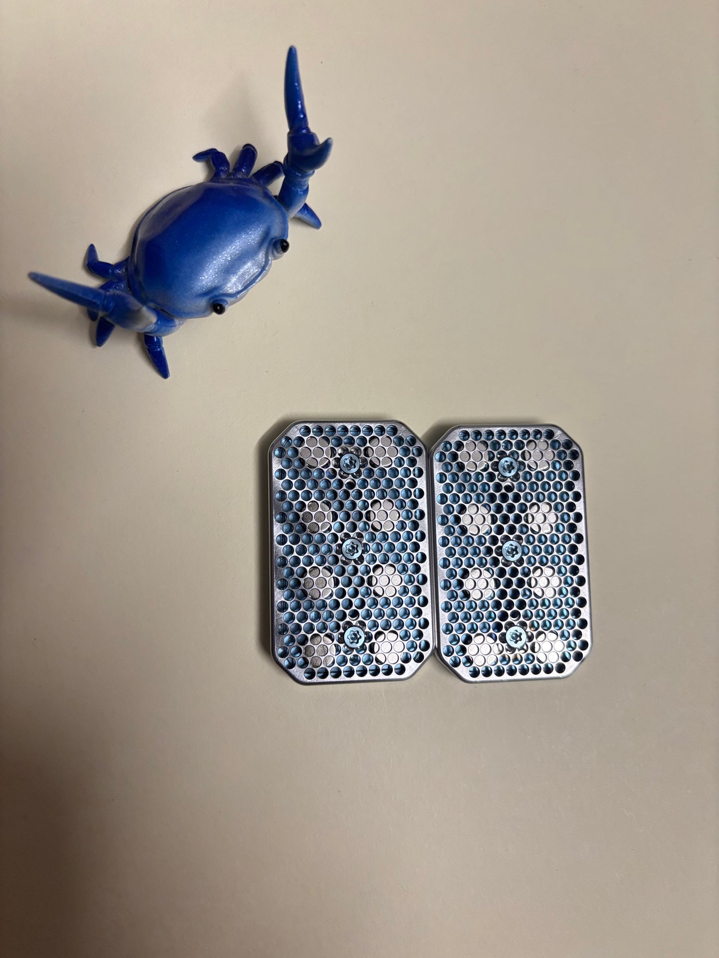 Magnus Titanium wideboy rail slider with zirc -  screw in plates