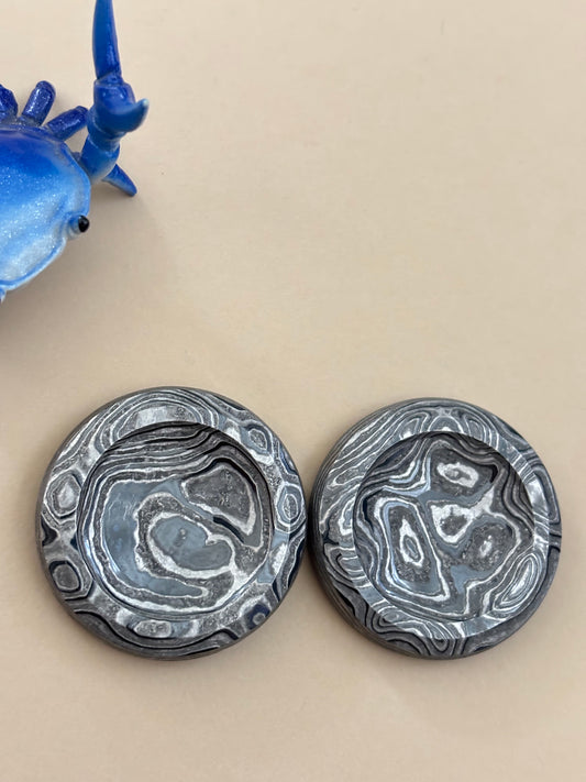 Njthandpower NJT - Ulte - zircuti graphite - haptic coin - fidget toy