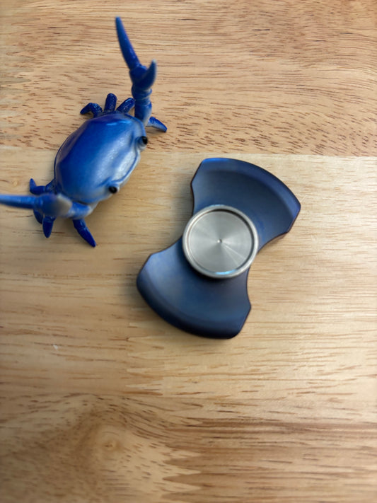 Rotablade - stubby - titanium anodized - fidget spinner - fidget toy