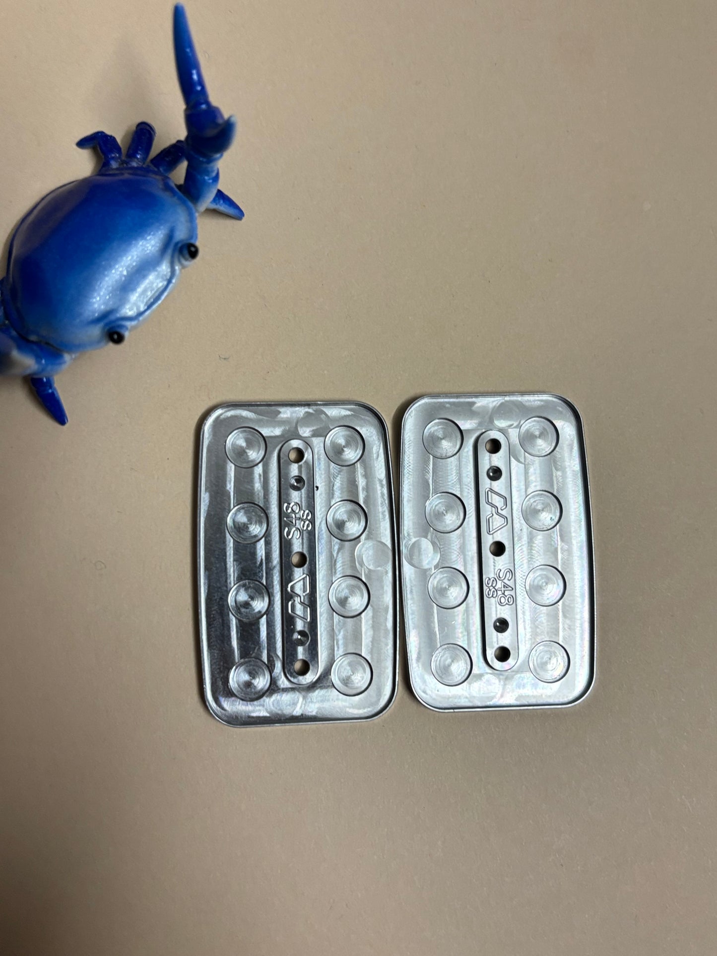 Magnus extra S48 3 click SS plates for Magnus slider