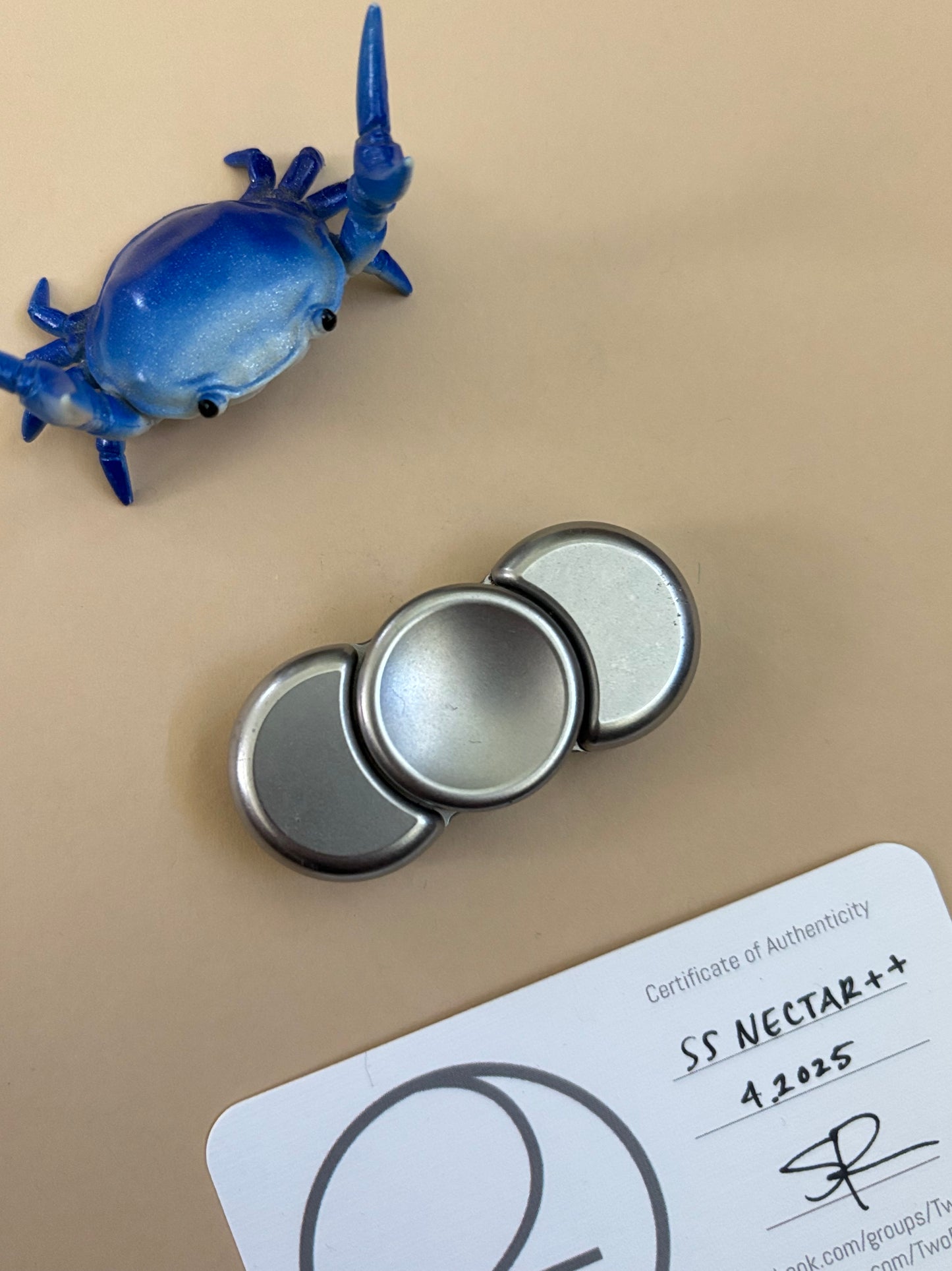 Twoedc - nectar++ stainless steel - Fidget spinner
