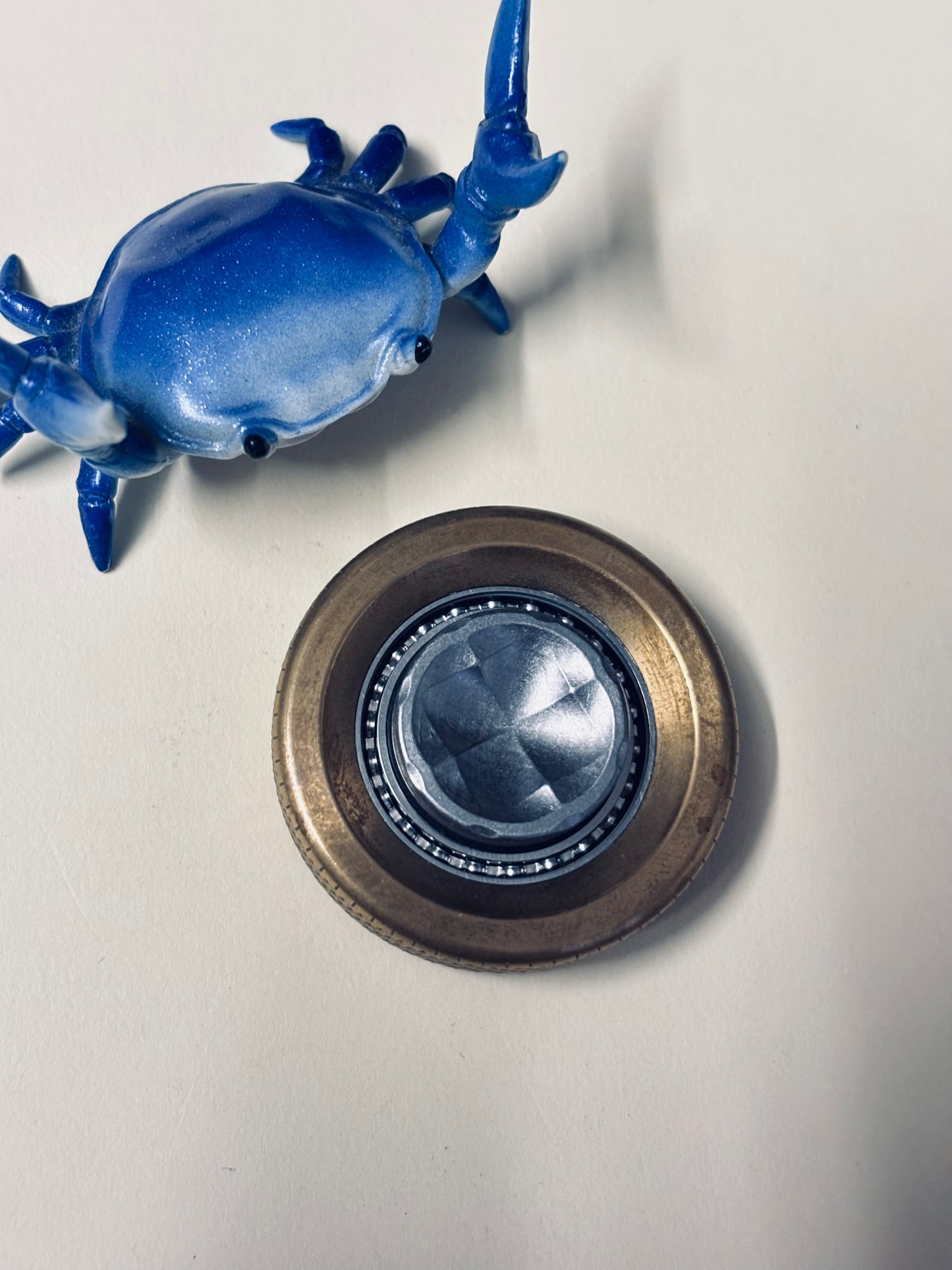 Premium Loophole spinner - Brass/SS - fidget spinner - fidget toy