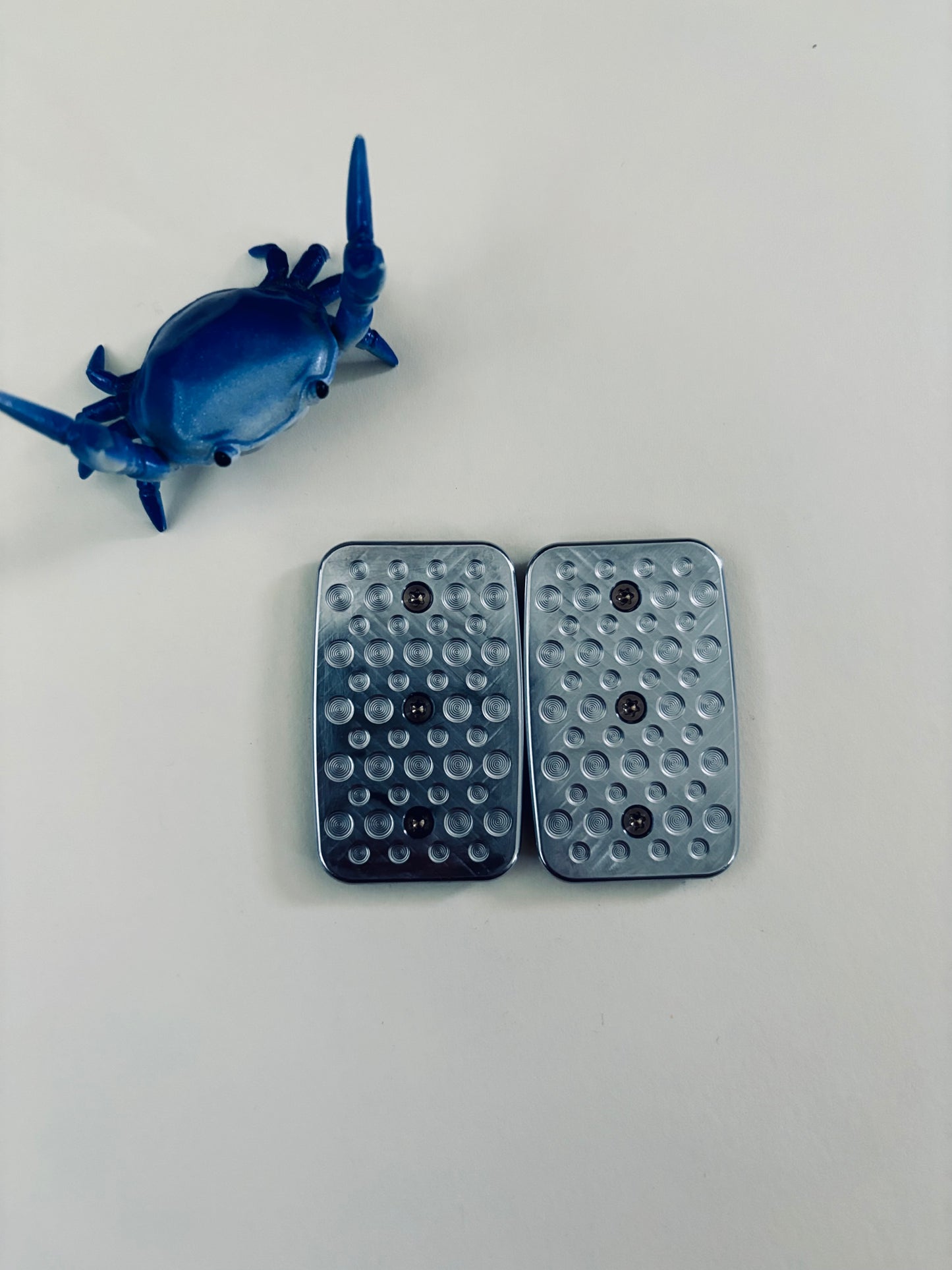 Magnus maglab plain jane ripple on spiral - zirc with SS plate - fidget toy