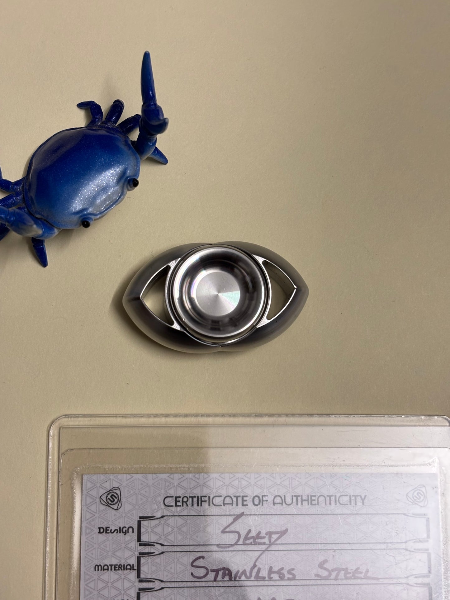 Sacred spin - Seed spinner - Stainless steel  - fidget spinner fidget toy