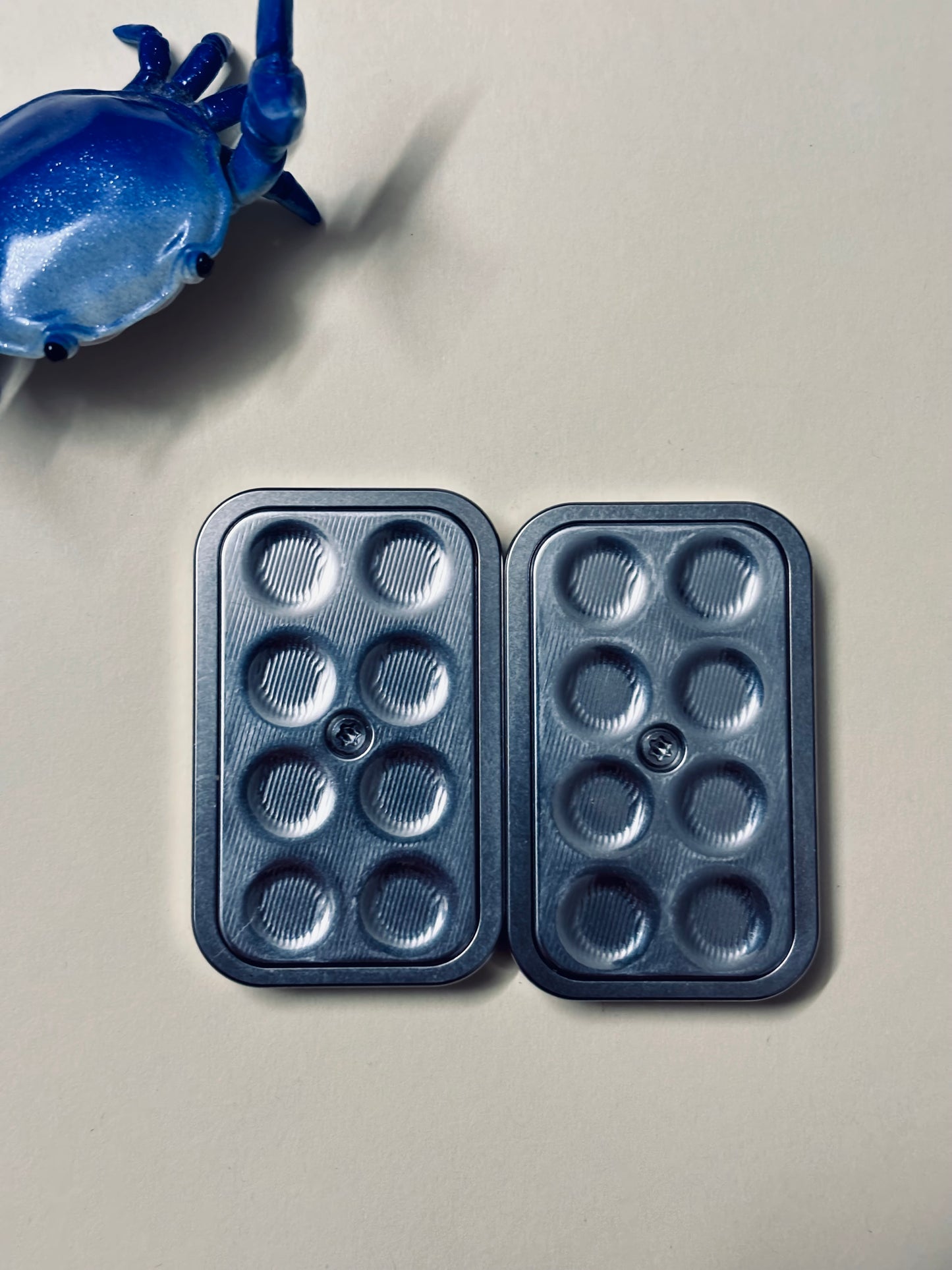 Magnus superslab - Ti/SS plates-  slider - fidget slider