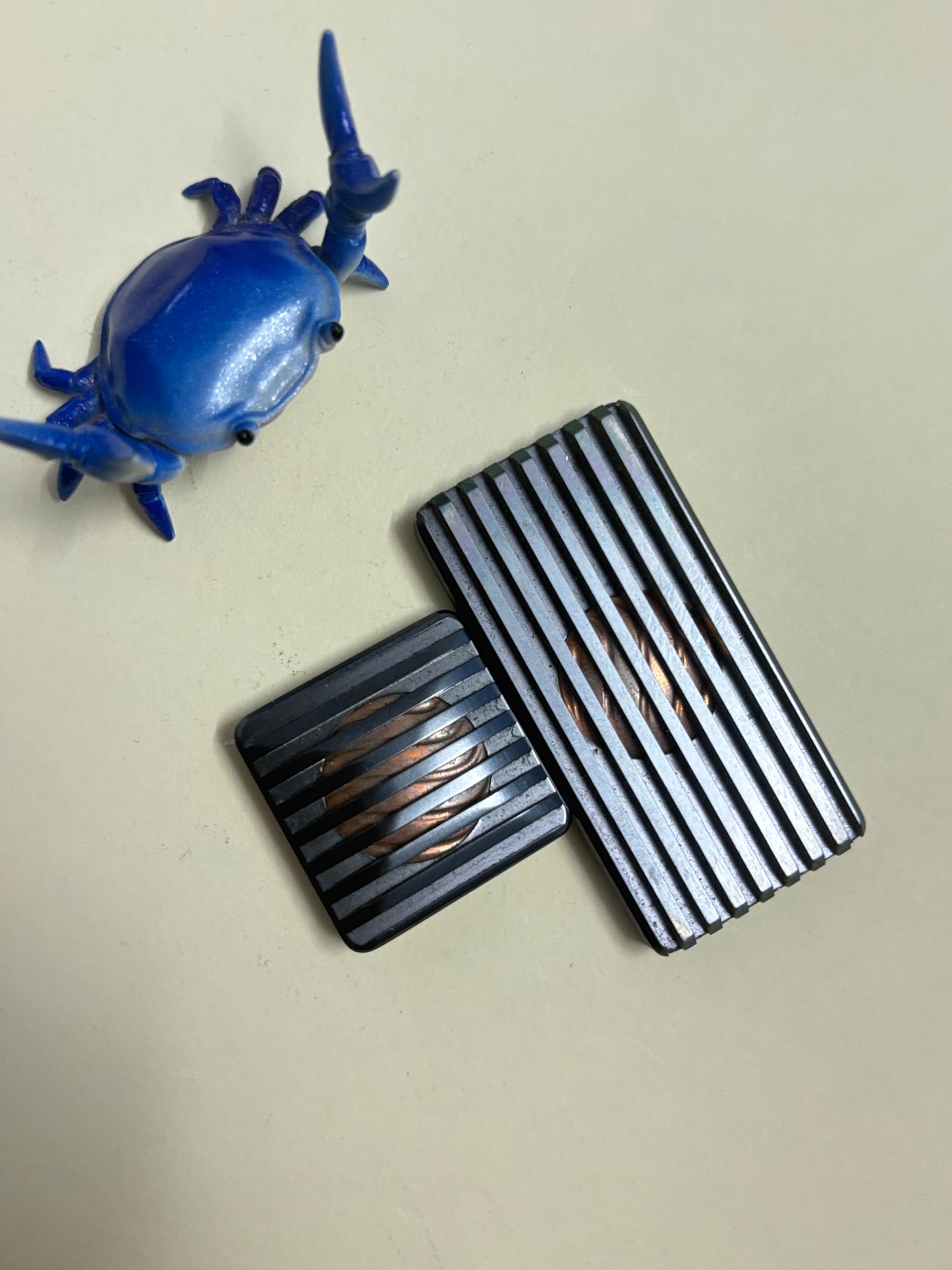 Compoform - tesseract - copper - fidget toy