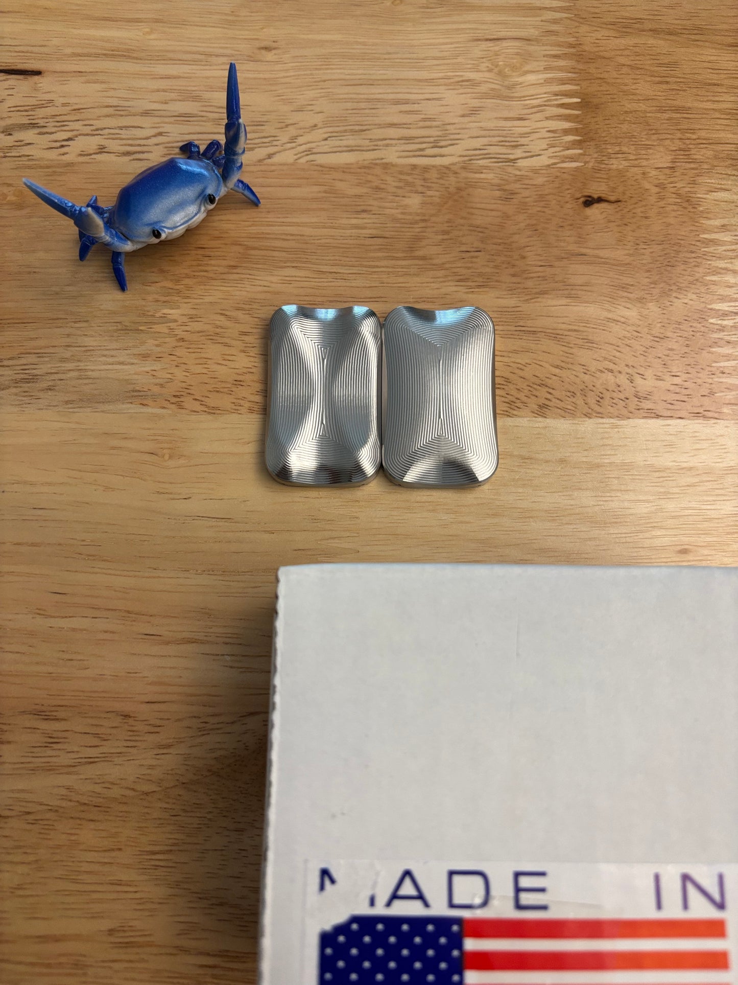 Moduswork Rapt MVS asymmetrical - ss  - slider - fidget toy