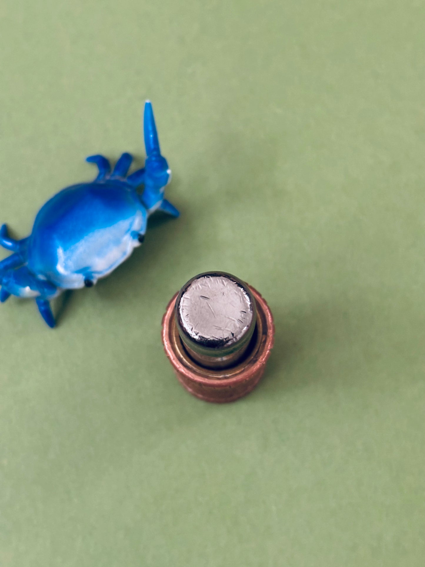 Thinket - carved coppertina - fidget toy