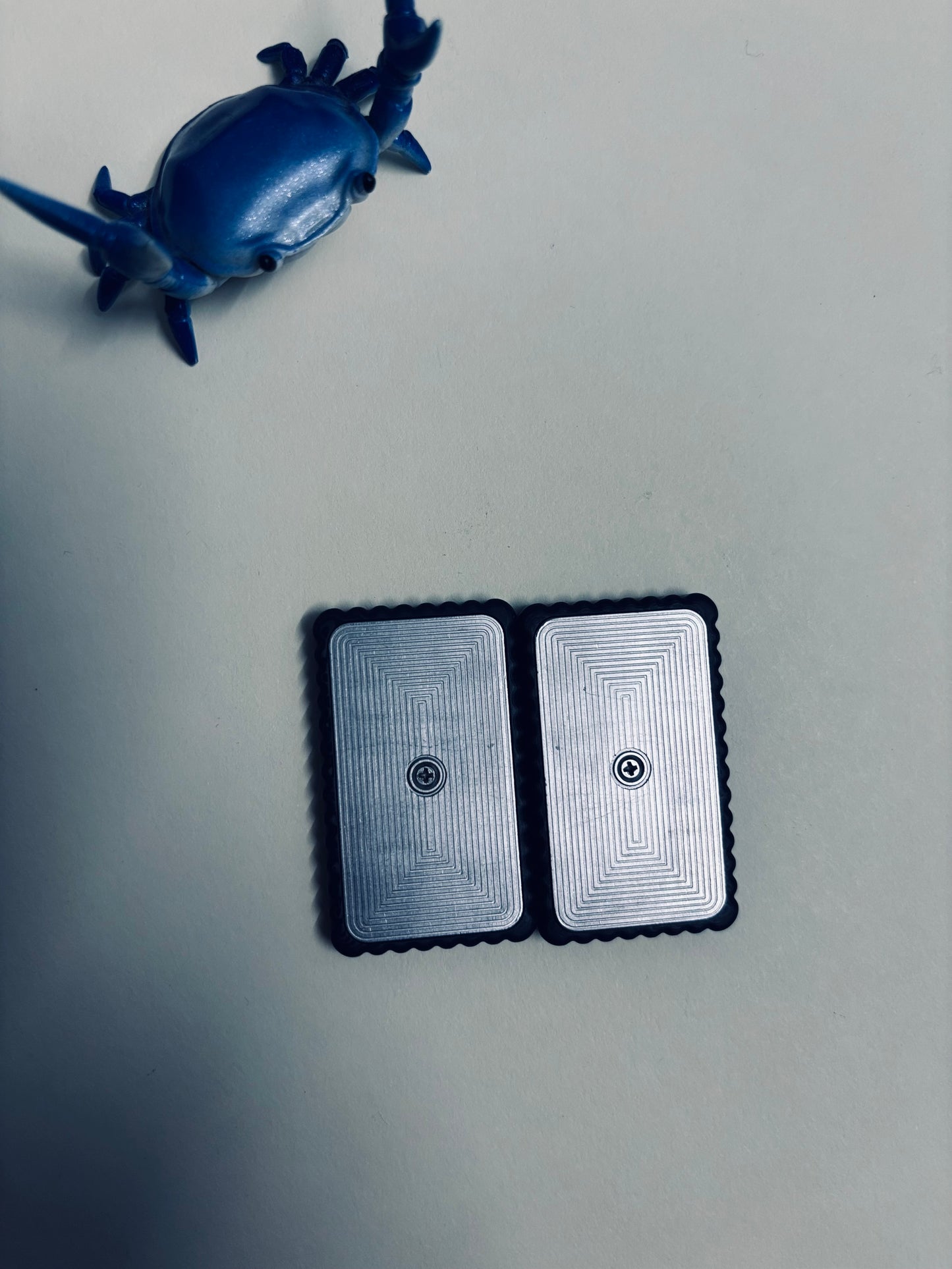 Clown orange - carbon fiber ox slider - fidget slider