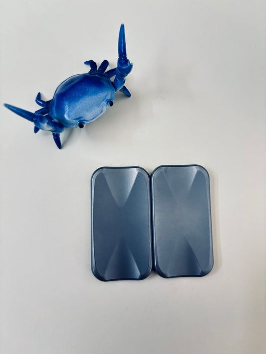 UQH - Wispy slider -  titanium with zirc plates - Fidget toy