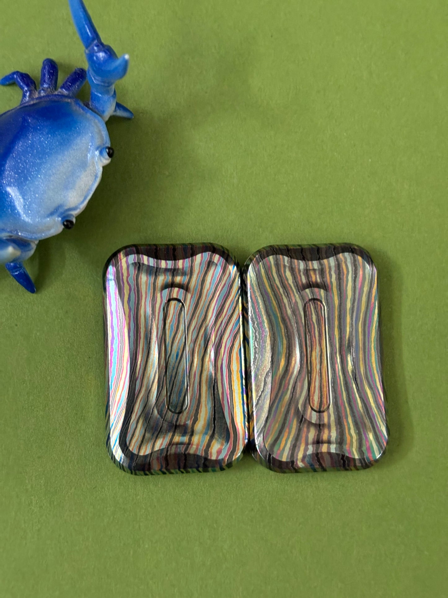 Cauniao slider - zircuti with SS plate - fidget toy