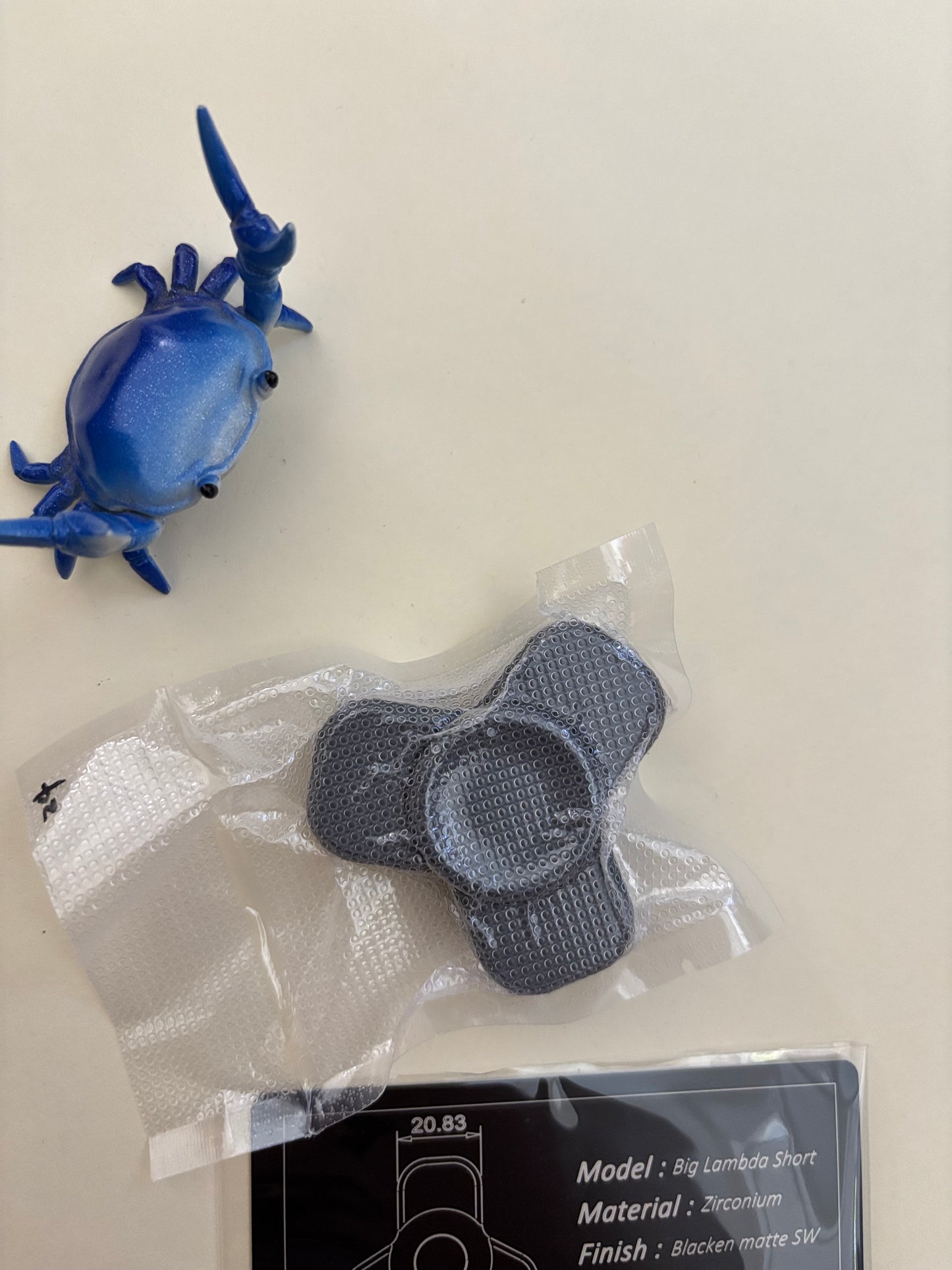 GAZ EDC  - GAZ Big Lambda short- zirc fidget spinner - fidget toy