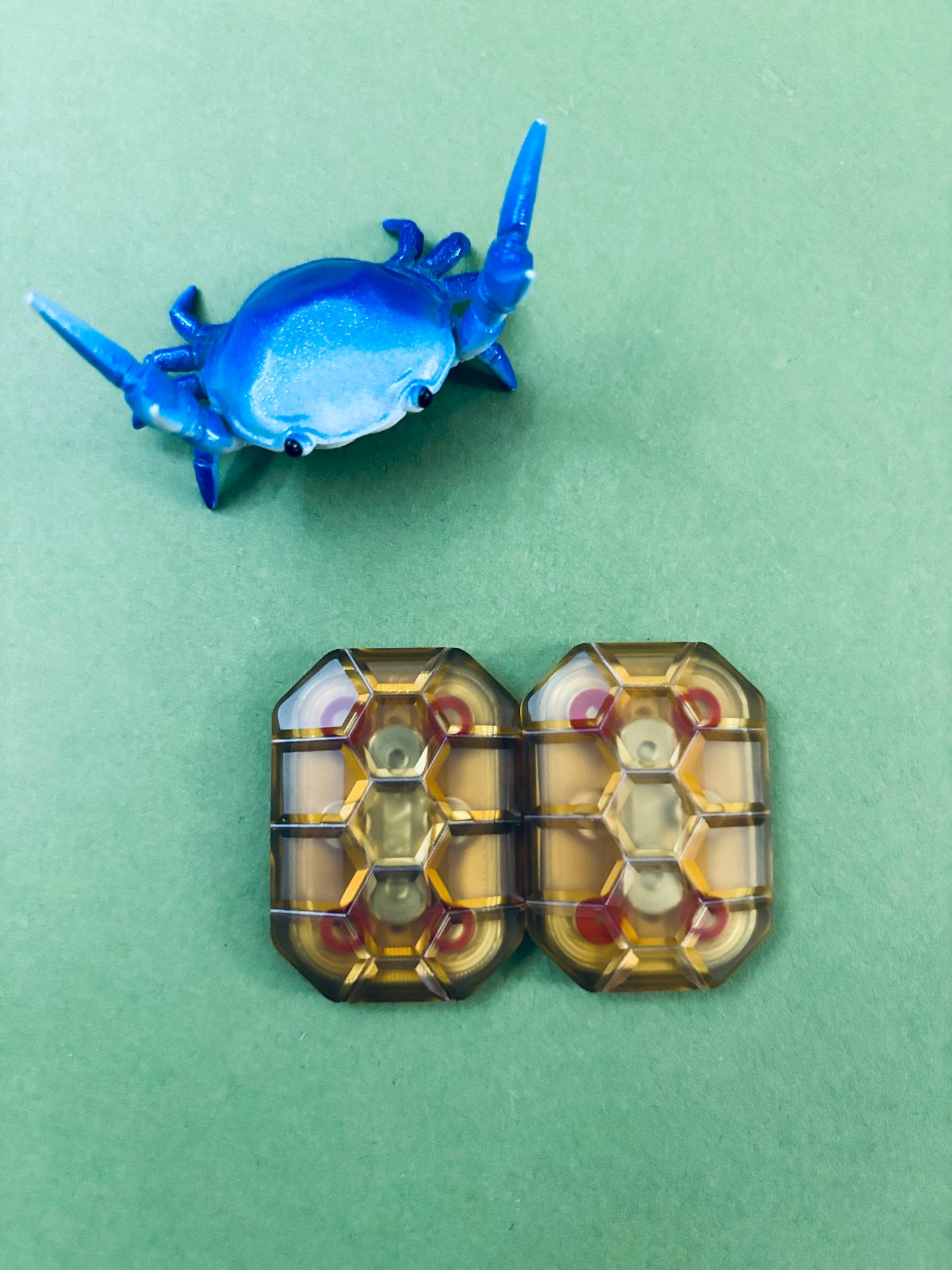 Magnus 2 click mini turtle slider ultem- SS plate - fidget toy