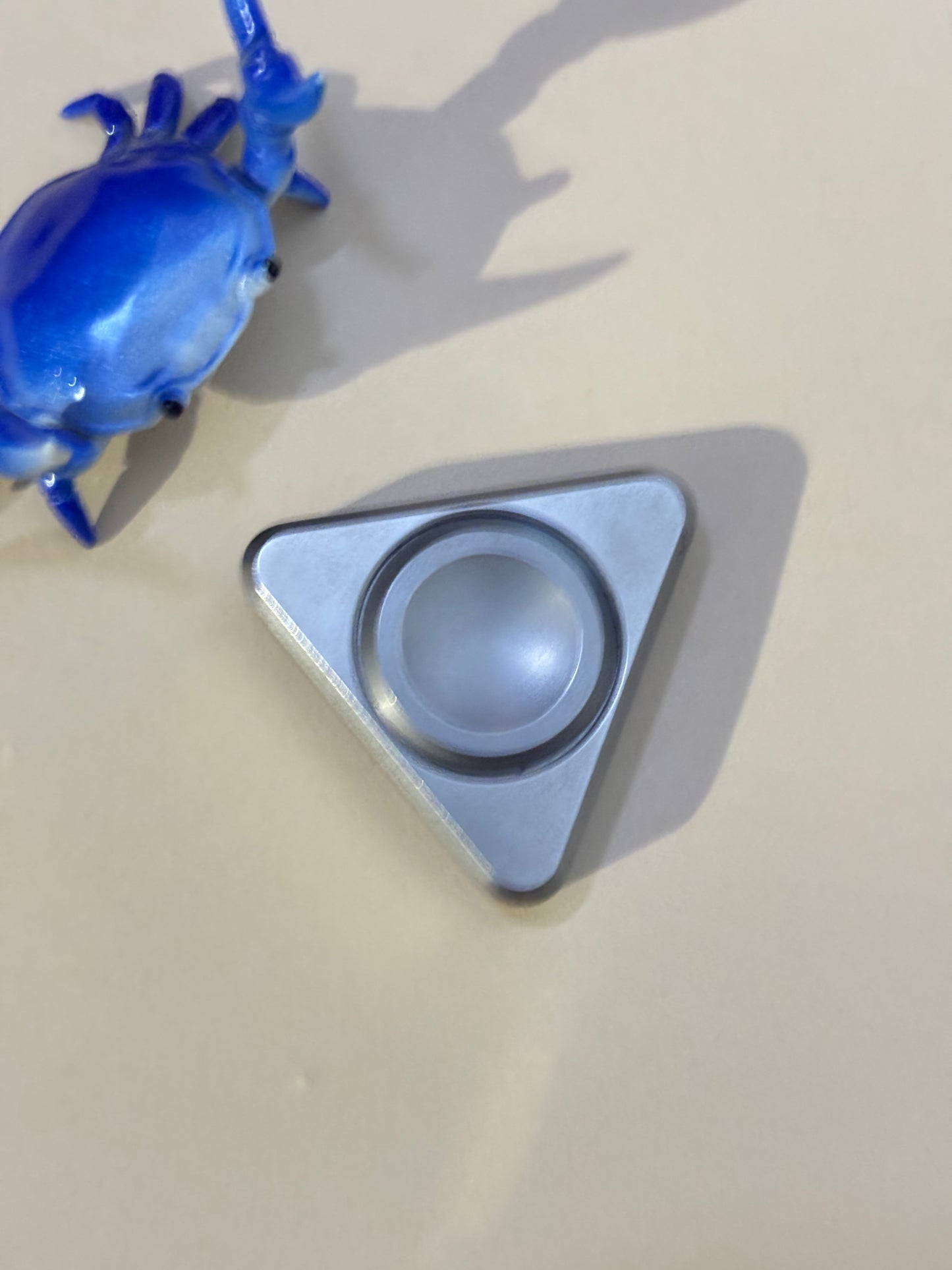 Twoedc - triangle - tungsten - Fidget spinner