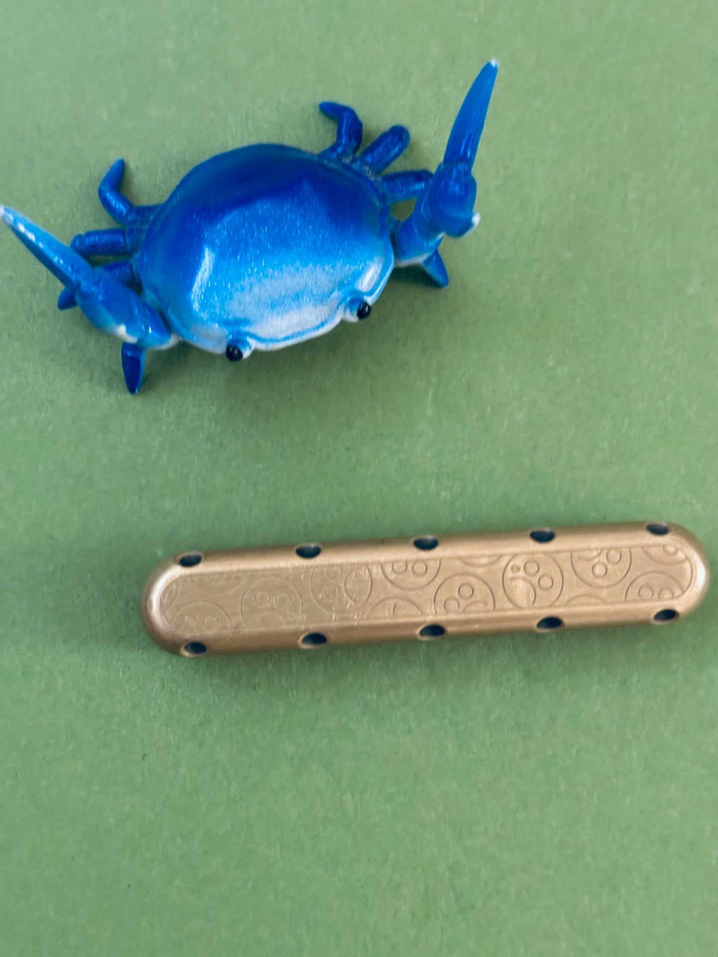 Topd slider - brass - fidget toy