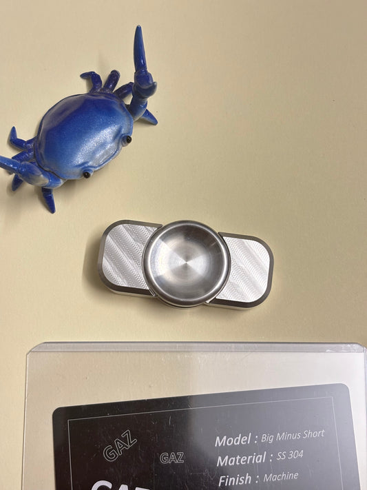 GAZ EDC  - GAZ Big Minus Short- SS fidget spinner - fidget toy