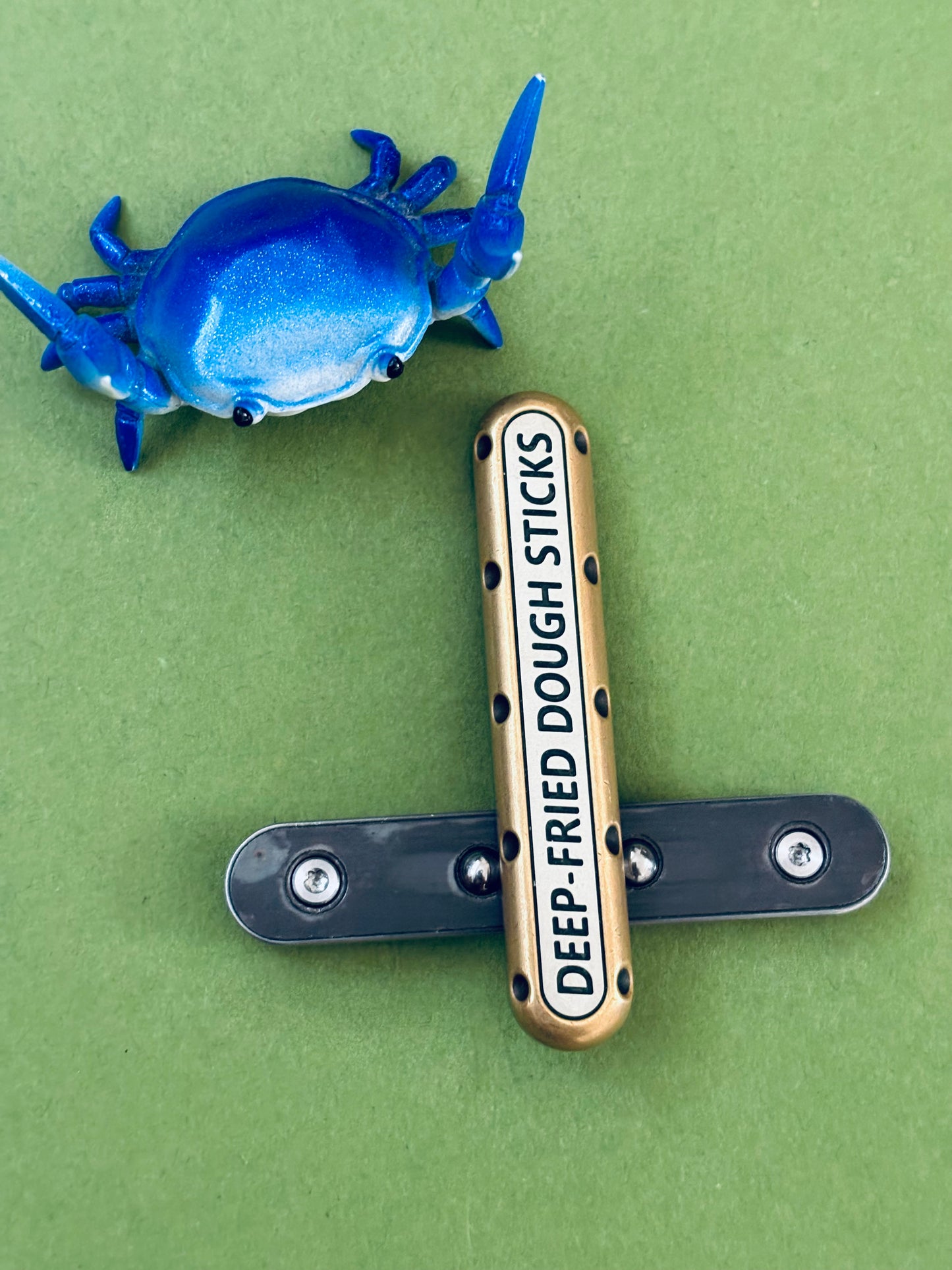 Topd slider - brass - fidget toy