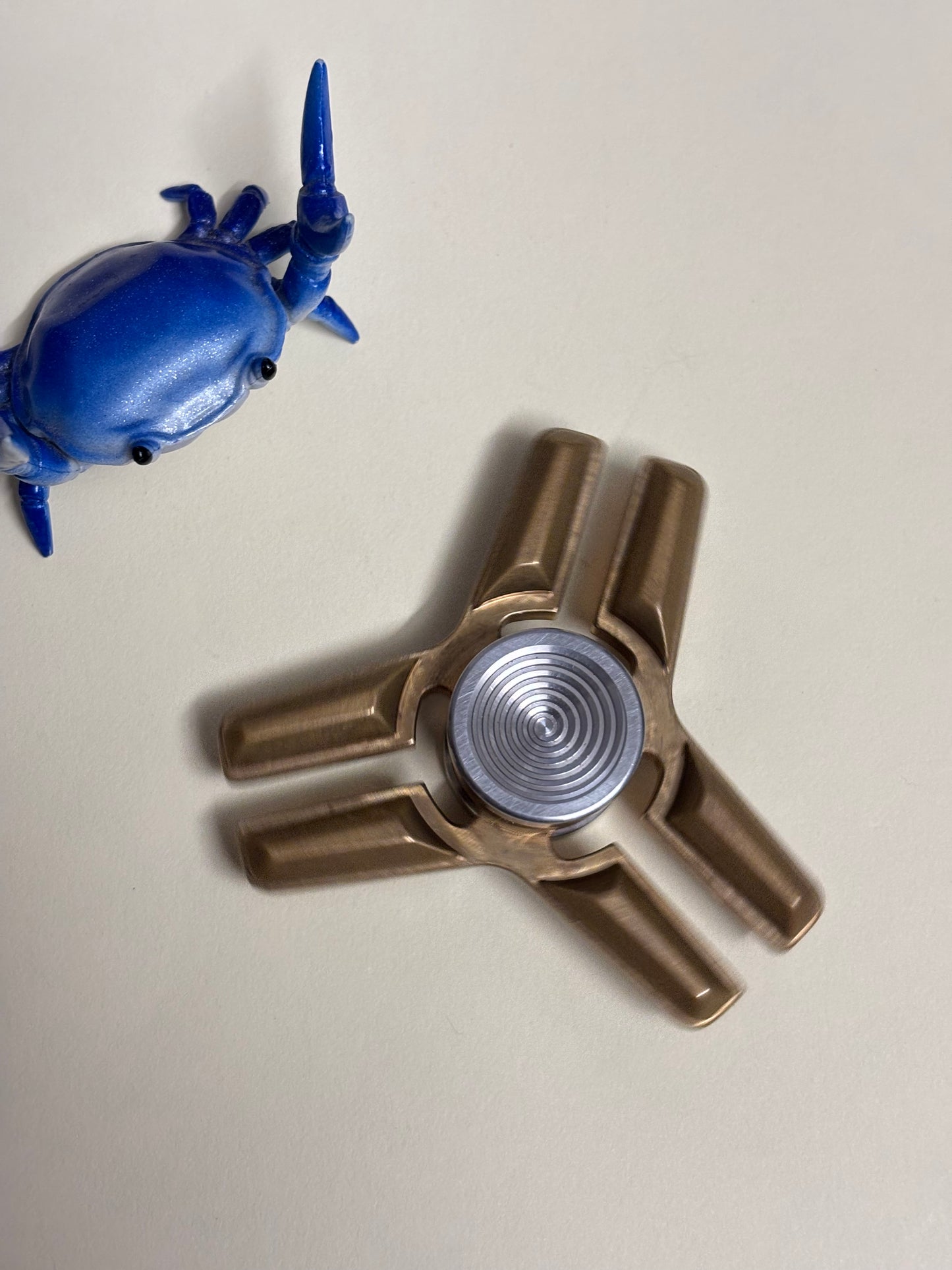 Medieval Tri nuke - brass spinner - Fidget spinner