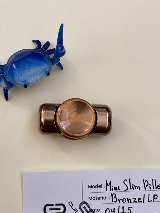 Clean EDC - mini slim pillar - bronze - fidget spinner - fidget toy