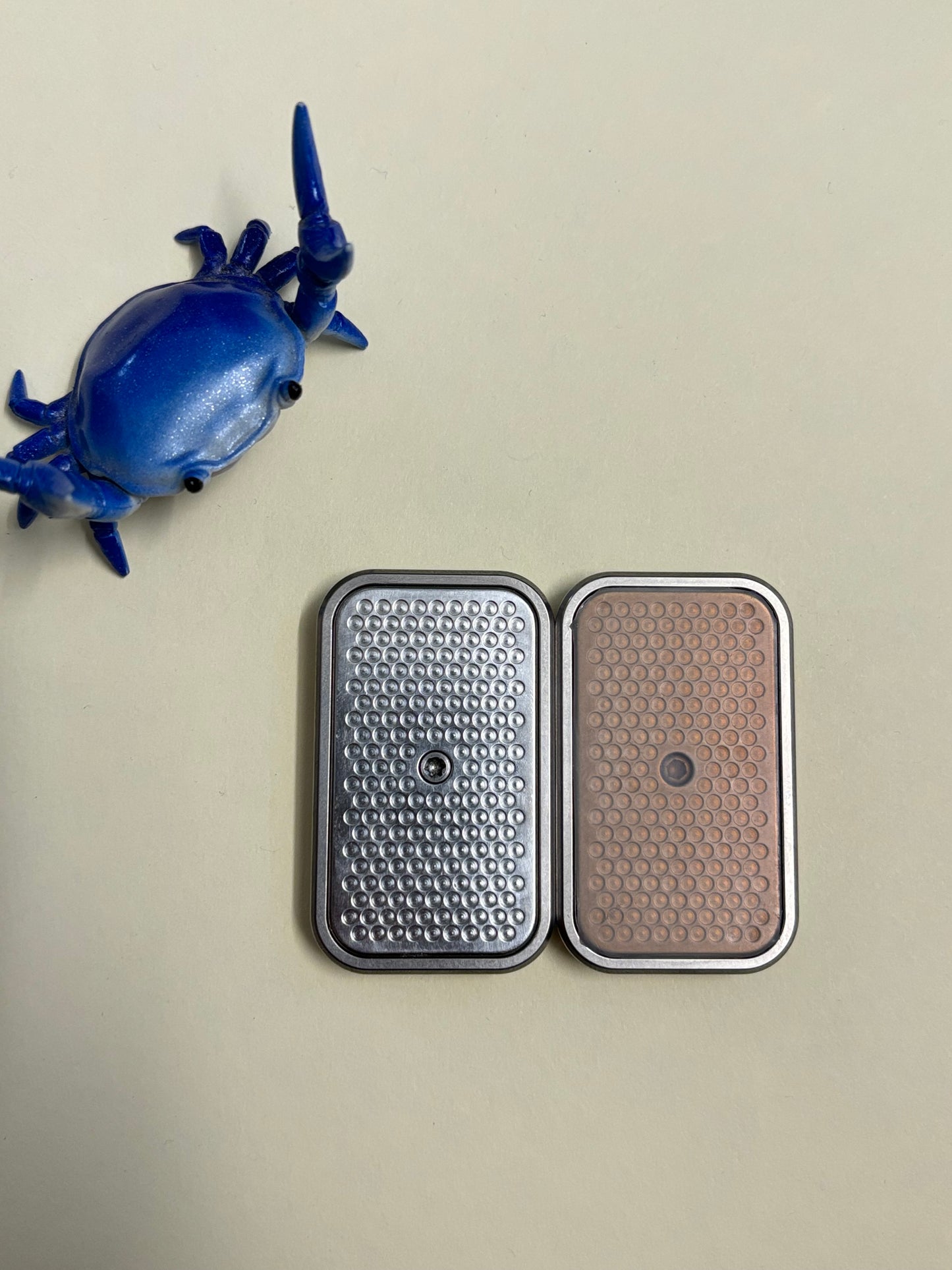 Magnus speed bump slider -  Ti/ SS plates - fidget toy