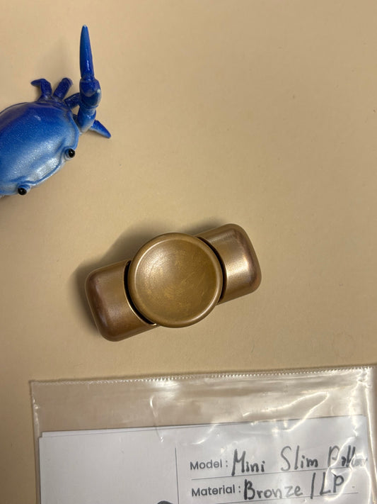 Clean EDC - mini slim pillar - bronze - fidget spinner - fidget toy
