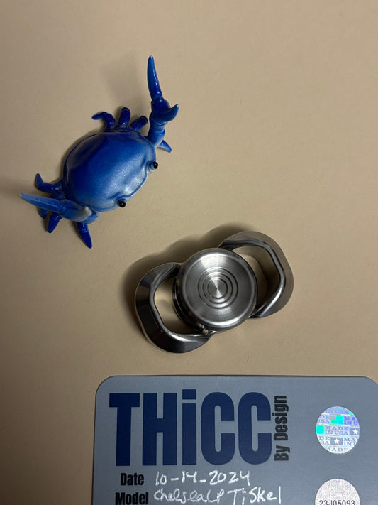 Indy Thicc - chelsea skeLP-S (Ti) - fidget spinner - fidget toy