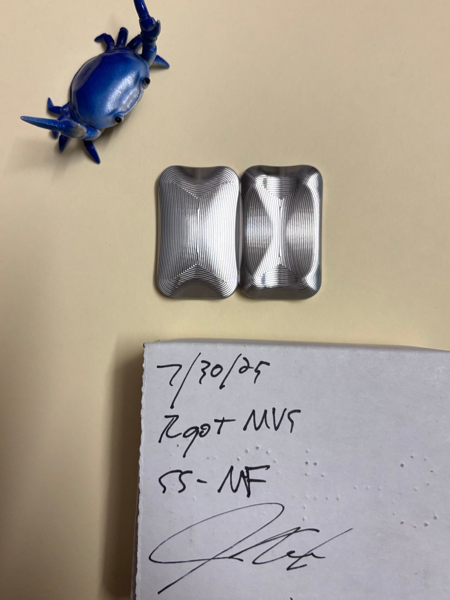 Moduswork Rapt MVS  - ss - with inserts - slider - fidget toy