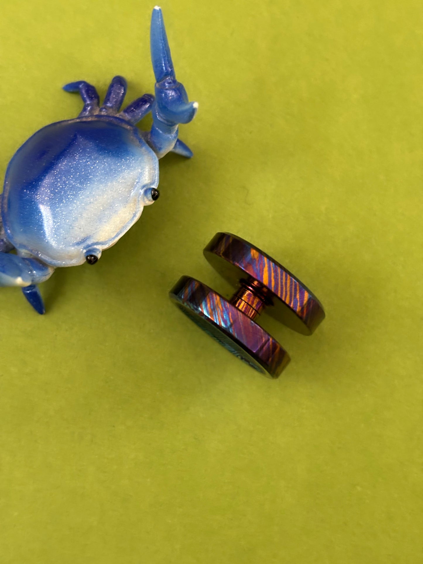 NJT  -  spinner button - zircuti - 24mm - fidget toy