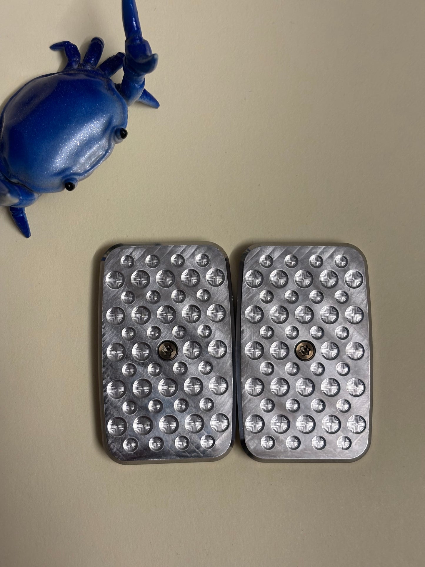 Magnus maglab squash toad - TI with SS plate - fidget toy