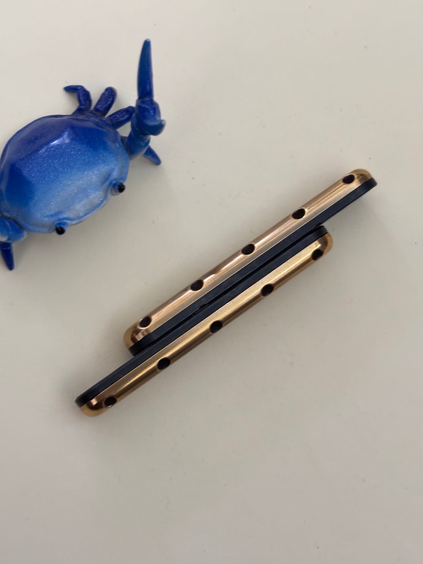 Topd slider - brass - fidget toy