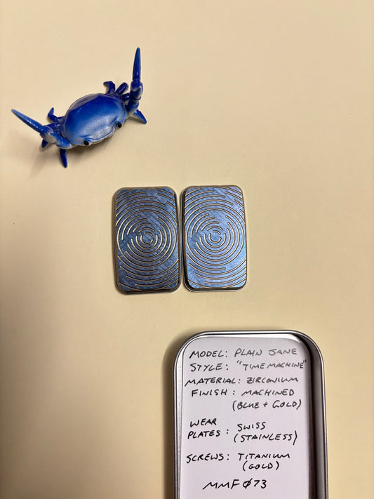 Magnus maglab plain jane Time Machine - zirc with SS plate - fidget toy