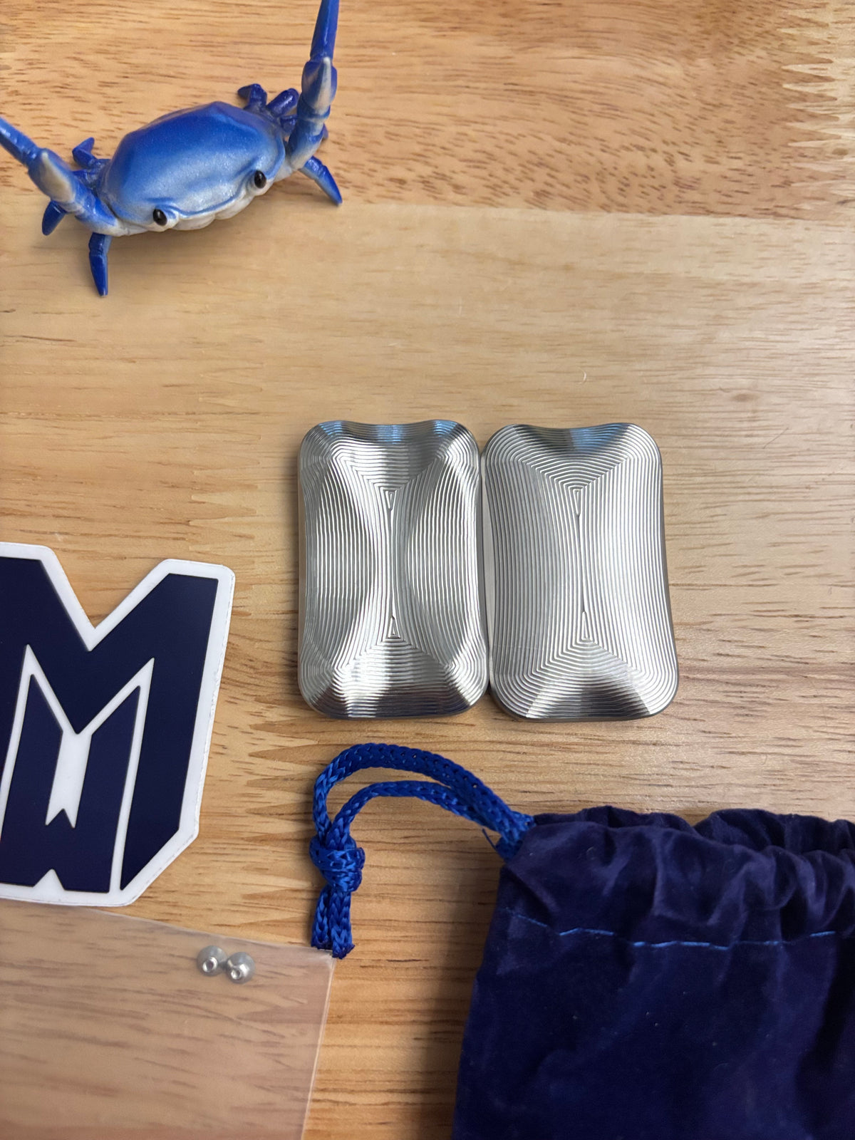 Moduswork Rapt MVS asymmetrical - ss  - slider - fidget toy