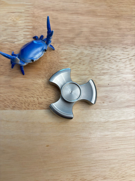 Rotablade - tri stubby - SS - fidget spinner - fidget toy