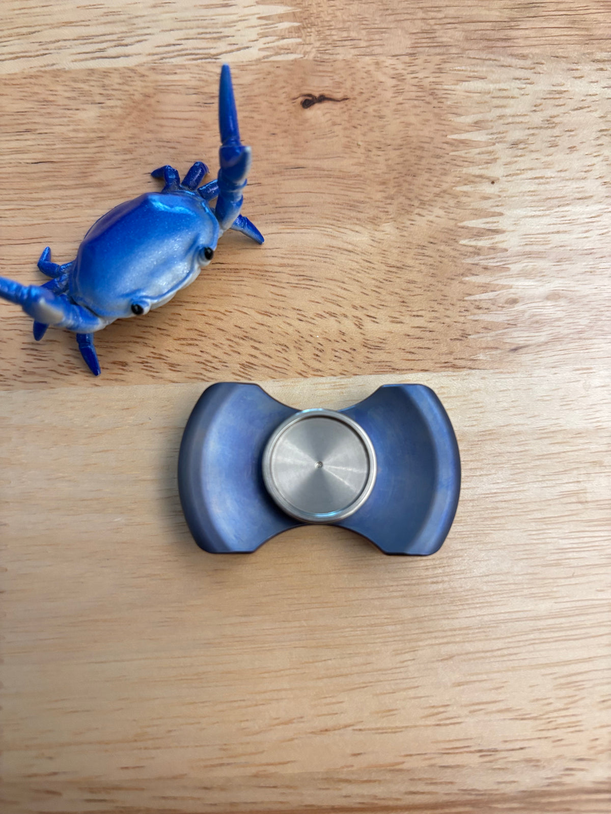 Rotablade - stubby - titanium anodized - fidget spinner - fidget toy
