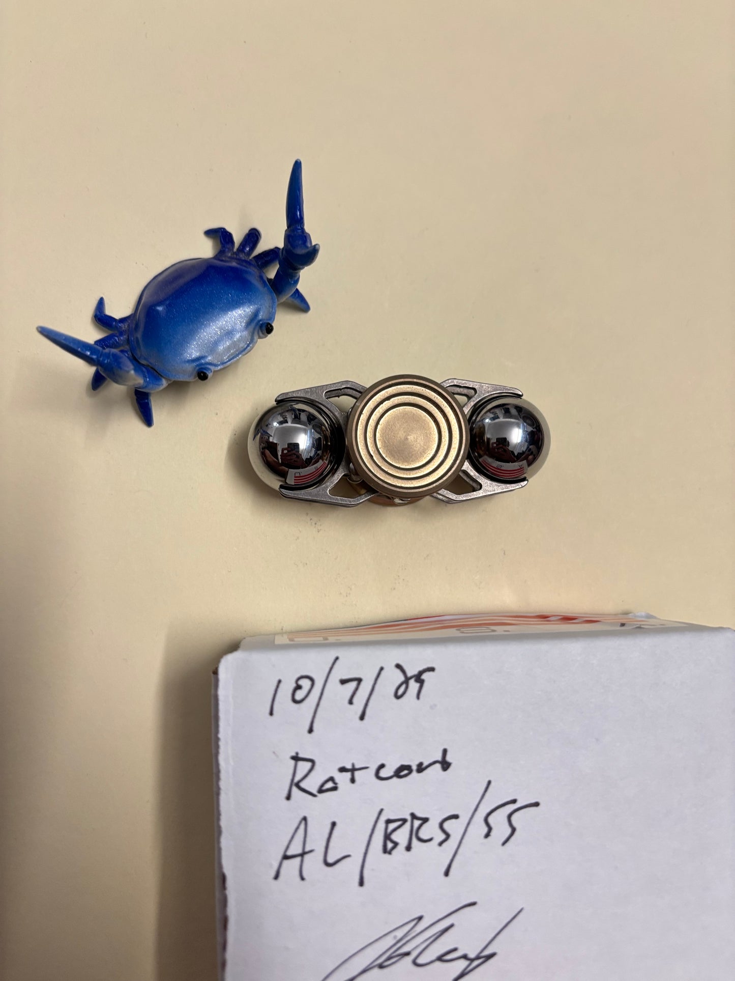 Moduswork Retcore - Al/BRS/SS spinner - fidget toy