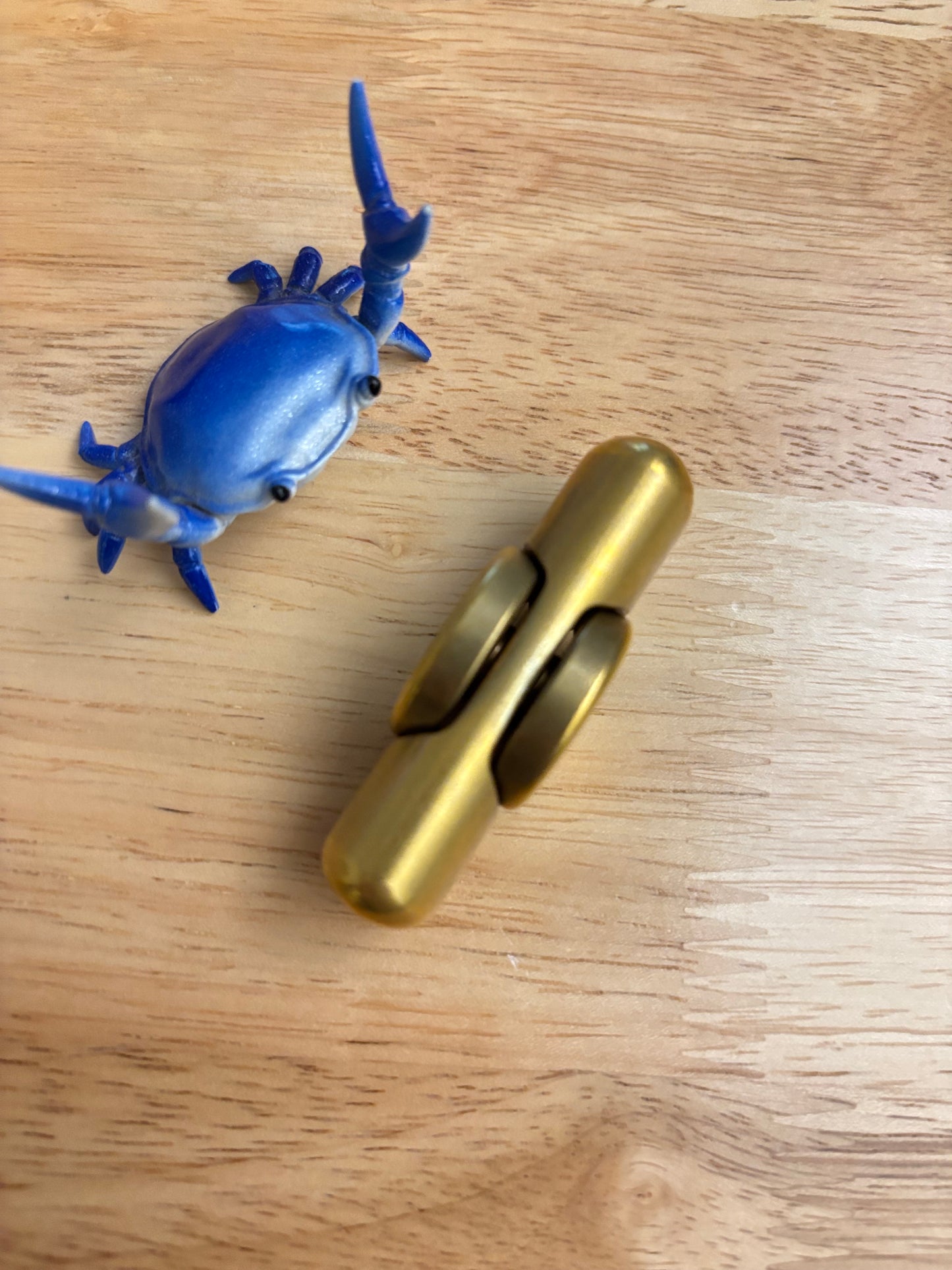 Clean EDC - slim pillar XL - brass - fidget spinner - fidget toy