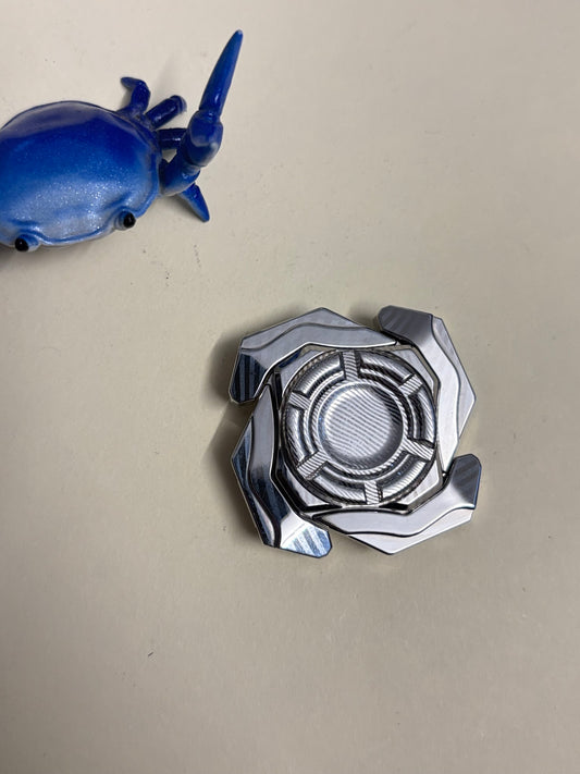 TQ and Hope - Damasteel haze fidget spinner - fidget toy