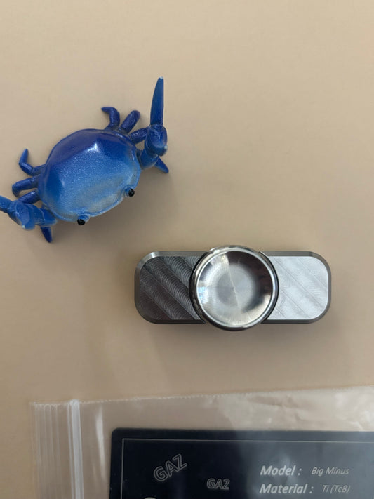 GAZ EDC  - GAZ Big Minus- Titanium fidget spinner - fidget toy